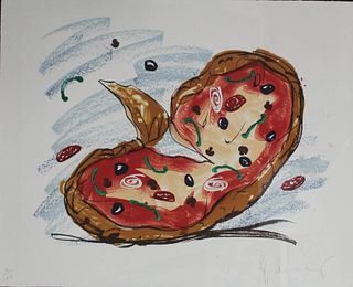 Claes Oldenburg - Pizza/Palette