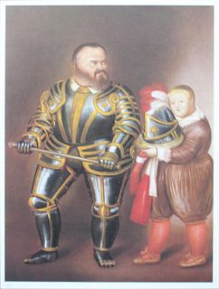 Fernando Botero (after) - Alof of Vignancourt