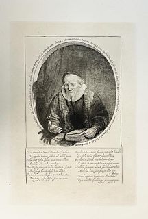 Rembrandt van Rijn (after) - Jan Cornelis Sylvius preacher