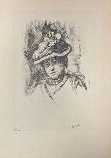 Pierre-Auguste Renoir (After) - Portrait of Jeanne Baudot