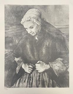 Paul Cezanne (After) - Old Woman with a Rosary