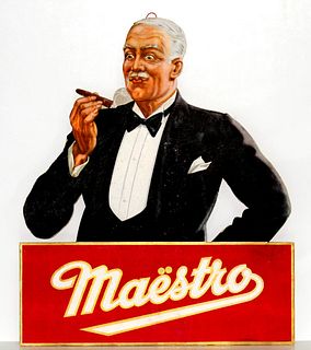 Vintage Poster - Maestro Cigar 3-D Cutout Ad