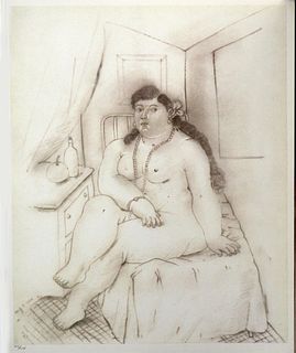 Fernando Botero (After) - L'Alcove