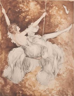 Louis Icart - The Swing (After Fragonard)
