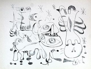 Joan Miro - Lithograph XLII
