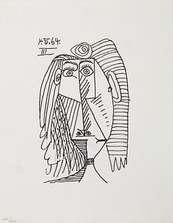 Pablo Picasso (After)- Untitled (4.5.64 III)