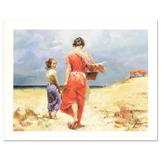 Pino (1939-2010) "Summer Retreat" Limited Edition Giclee. Numbered and Hand Signed; Certificate of Authenticity.
