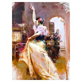 Pino (1939-2010) "The Lady of Seville" Limited Edition on Canvas, HC Numbered 5/25 and Hand Signed with Certificate of Authenticity.