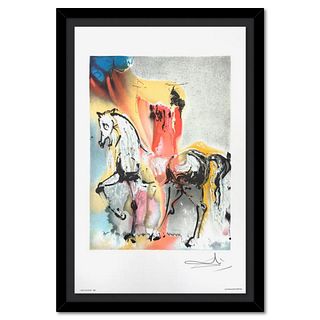 Salvador Dali (1904-1989), "Le Chevalier Chretien (The Christian Knight)" Framed Limited Edition Lithograph (1983), Plate Signed with Certificate of A