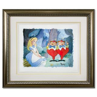 Toby Bluth (1940-2013), "Contrarywise" Framed Limited Edition from Disney Fine Art, Numbered and Hand Signed with Letter of Authenticity