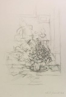 Alberto Giacometti - Vaso con Pianta