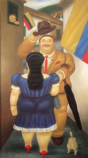 Fernando Botero (after) - The National Holiday