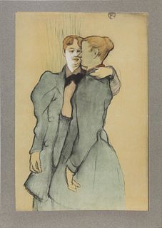 Henri Toulouse-Lautrec (After) - Deux Femmes Vaisant