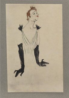 Henri Toulouse-Lautrec (After) - Yvette Guilbert
