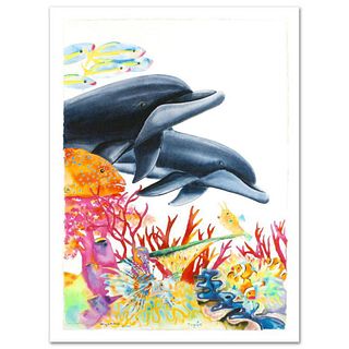 Sea of Color Limited Edition Giclee on Canvas (29.5" x 41.5") by Wyland, Numbered and Hand Signed by Wyland, with Certificate of Authenticity.