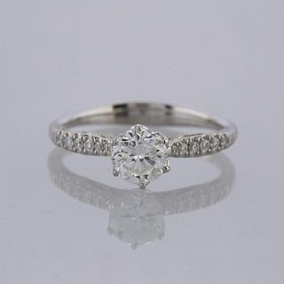 0.79 Carat Diamond Solitaire Engagement Ring