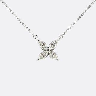Tiffany & Co. Victoria Diamond Pendant Necklace