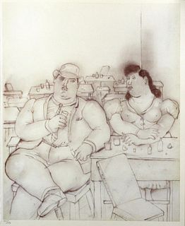 Fernando Botero (After) - Le Bar