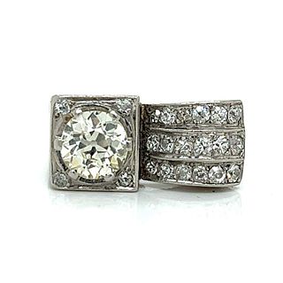 Art Deco Platinum 2.50 Ct. Diamond Ring