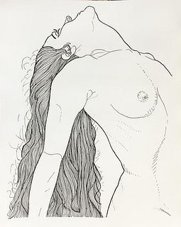 Man Ray - Untitled (Flowing Hair)