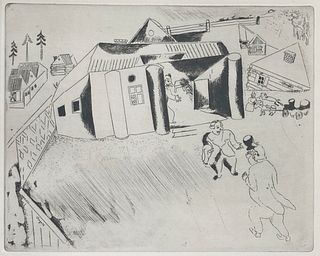 Marc Chagall - La Maison de Sobakevitch