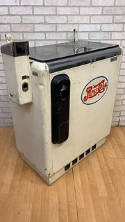 Vintage Classic Pepsi Slide Cooler Vending Machine