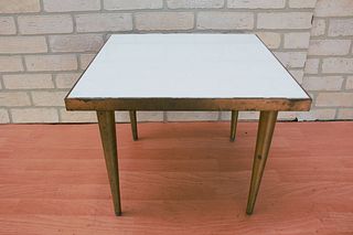 Vintage Modern Low Square Side Table
