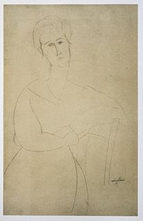 Amedeo Modigliani - Untitled portrait (After)
