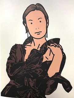 Julian Opie - Anya with hands together