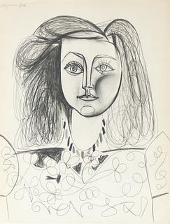 Pablo Picasso - Untitled (Portrait de Francoise Gilot)