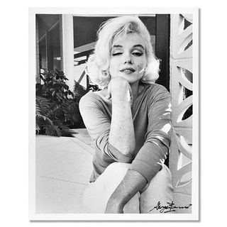 George Barris (1922-2016), "Marilyn Monroe: The Last Shoot" Photograph Printed from the Original Negative, Hand Signed and Numbered Inverso 20/99 with