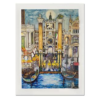 Linnea Pergola, "4 Horses of St. Marks, Venice" 3D Limited Edition, Hand Signed with Letter of Authenticity.