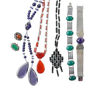COLLECTION OF SECESSIONIST JEWELRY