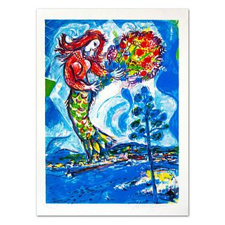 Marc Chagall (1887-1985), "La Sirene Au Pin" Limited Edition Lithograph with Certificate of Authenticity.
