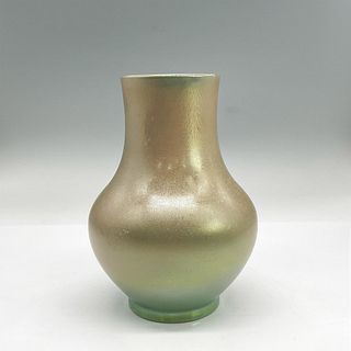 Moorcroft Pottery Vase, Iridescent Sage Green