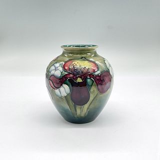 Moorcroft Pottery Small Vase, Colorful Flowers