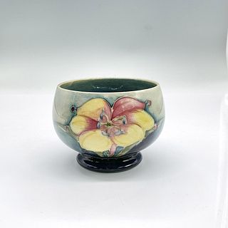 William Moorcroft Footed Bowl, Flowers
