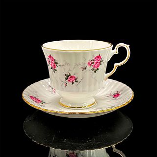 2pc Hammersley Cup + Saucer, Princess House, Windsor Rose