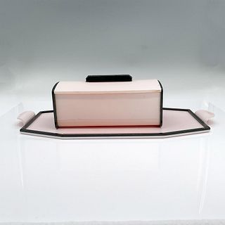 Bakelite Art Deco Vanity Dresser Jewelry Box and Tray
