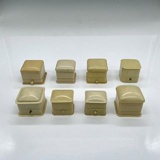8pc Vintage Bakelite Ring Boxes