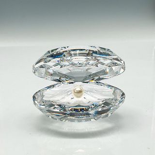 Swarovski Crystal Figurine, Clam with Pearl