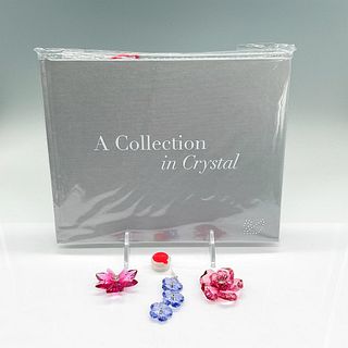 4pc Swarovski Crystal Flowers, SCS Suncatcher + Journal