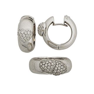 CRAIG DRAKE 'I LOVE YOU' RING & EARRING SUITE
