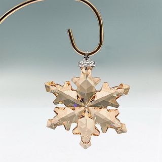 Swarovski Crystal SCS Gold Christmas Ornament 2012