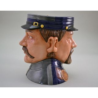 Royal Doulton Porcelain Character Jug Us Wars "Civil War" D7266, 2007, Exclusive For The Us