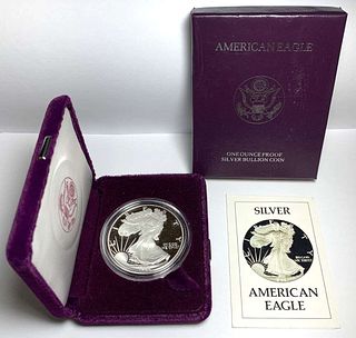 First Year Ever 1986-S American Silver Eagle PF69+