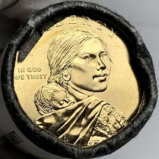 Roll (25-Coins) 2013 Sacagawea Golden Dollar $25
