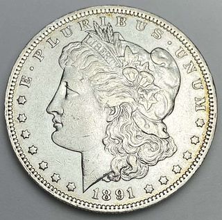 1891-O Morgan Silver Dollar XF Details