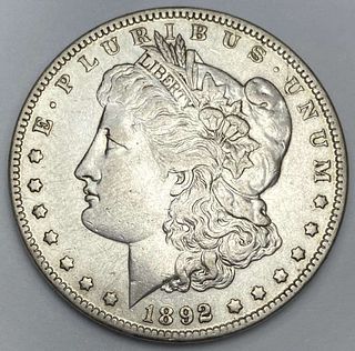 1892 Morgan Silver Dollar VF