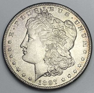 1897-S Morgan Silver Dollar MS63